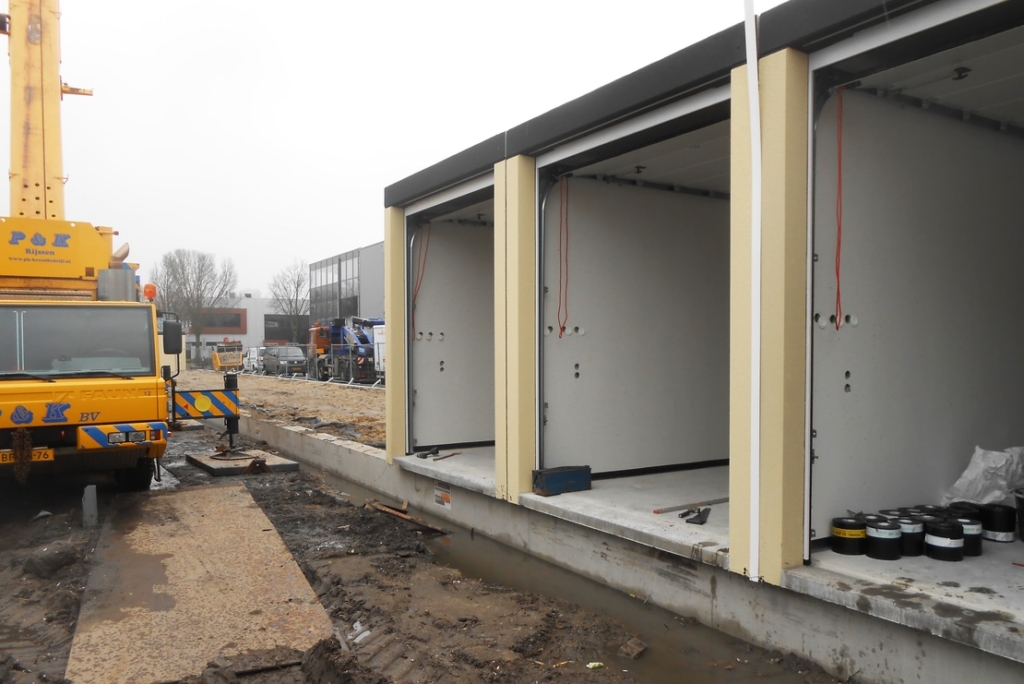 Garagepark van 46 garageboxen